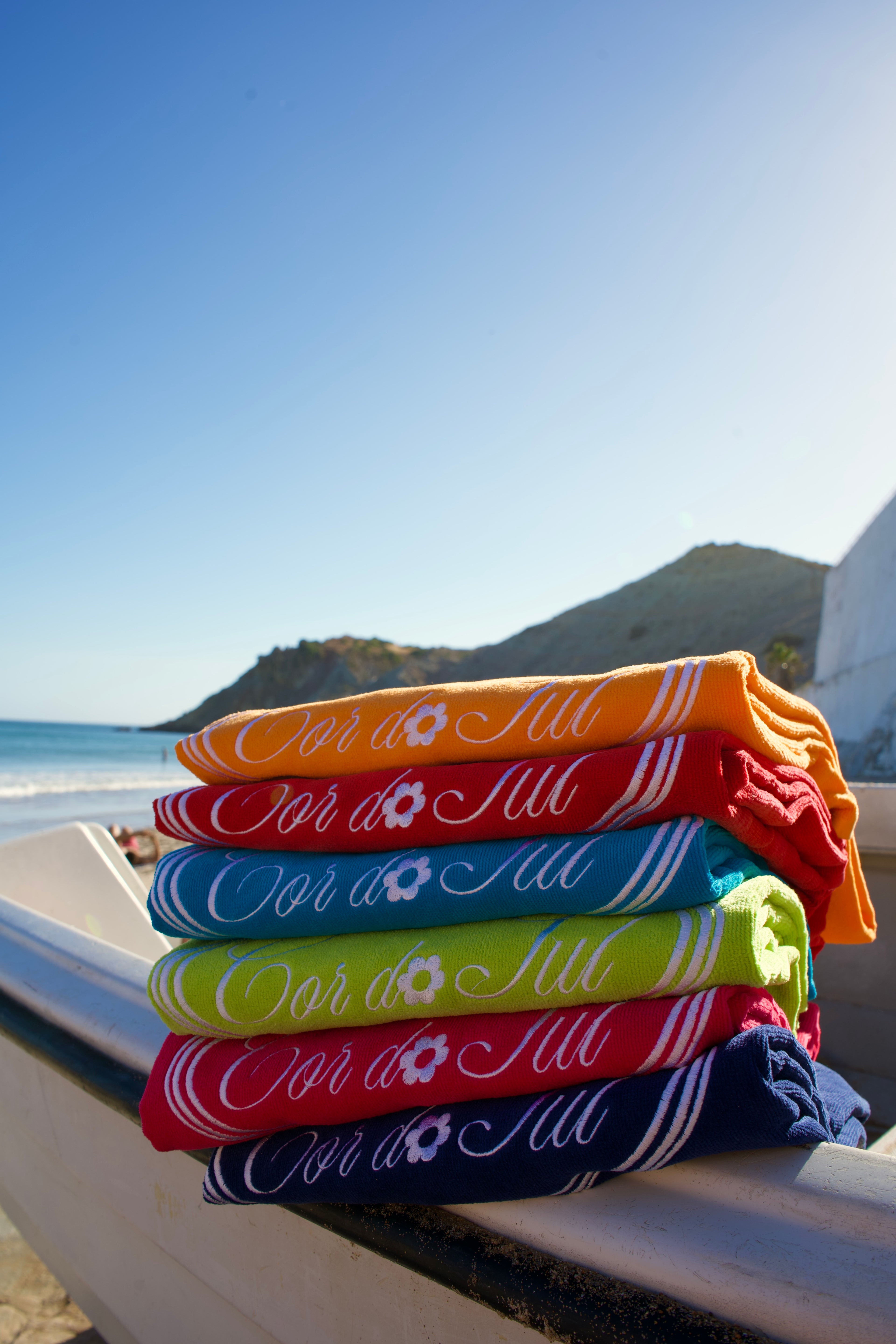 Toalha de Praia Cor Do Sul