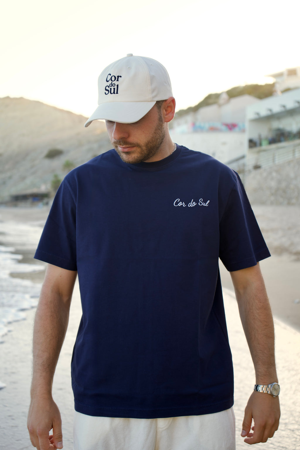 T-Shirt Praia Lagos - Blue