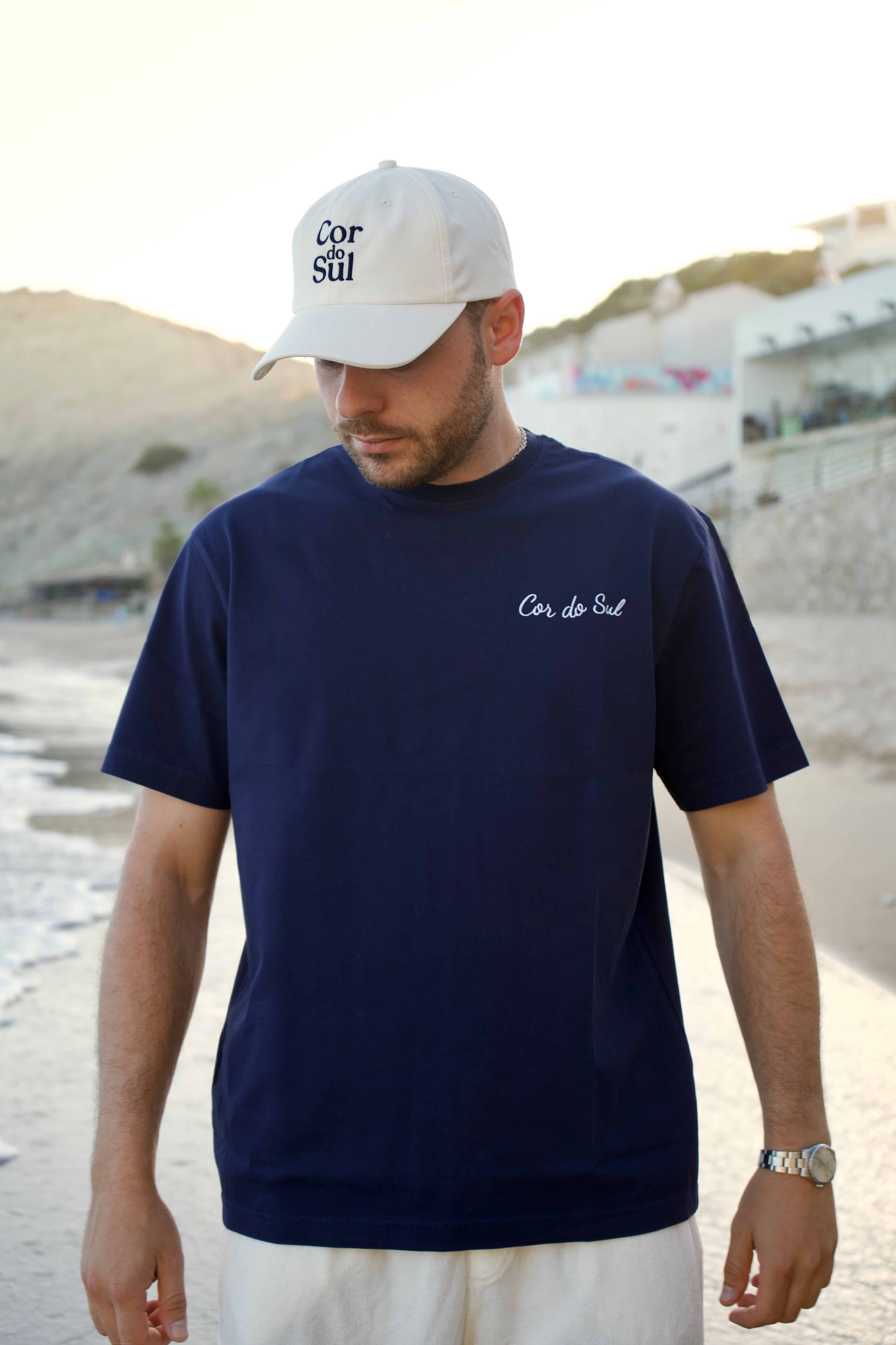 T-Shirt Praia Lagos - Blue