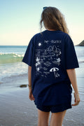 T-Shirt Praia Lagos - Blue